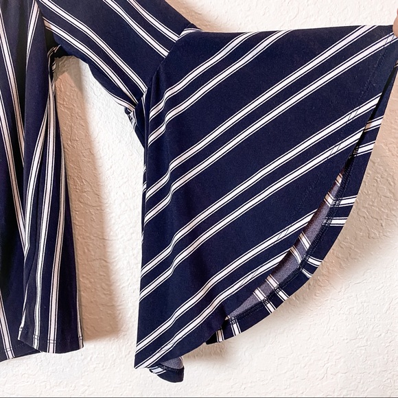 Express Off-shoulder Neckline Bell Sleeves Top - Picture 5 of 6